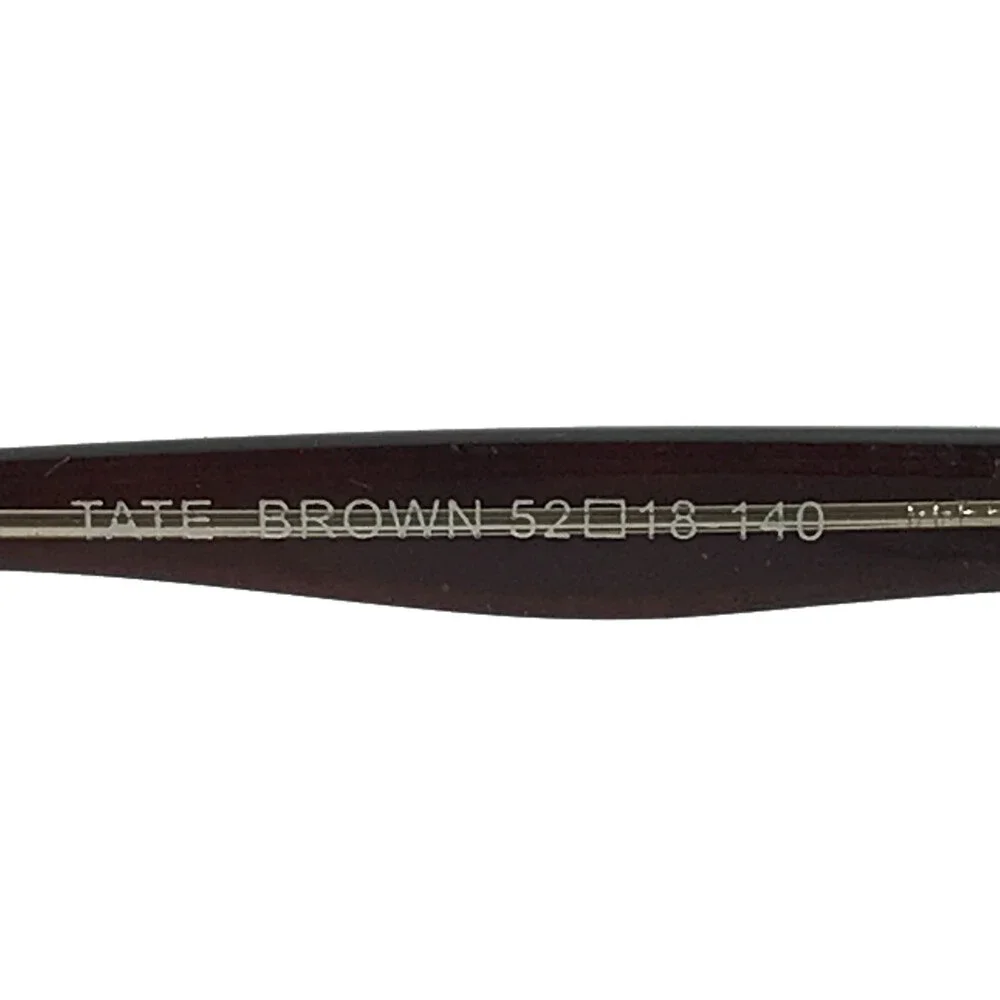 Affordable Designs Eyeglasses Frames TATE BROWN Clear Square Full Rim 52-18-140